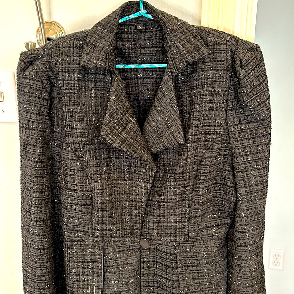 Very Unique Black Cape Jacket - image 1